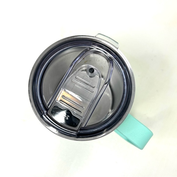 HydraPeak Teal Coloured  Insulated Lidded Travel Mug 14oz - Picture 4 of 8